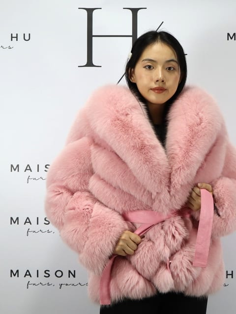 Mia con cappuccio — Rosa
